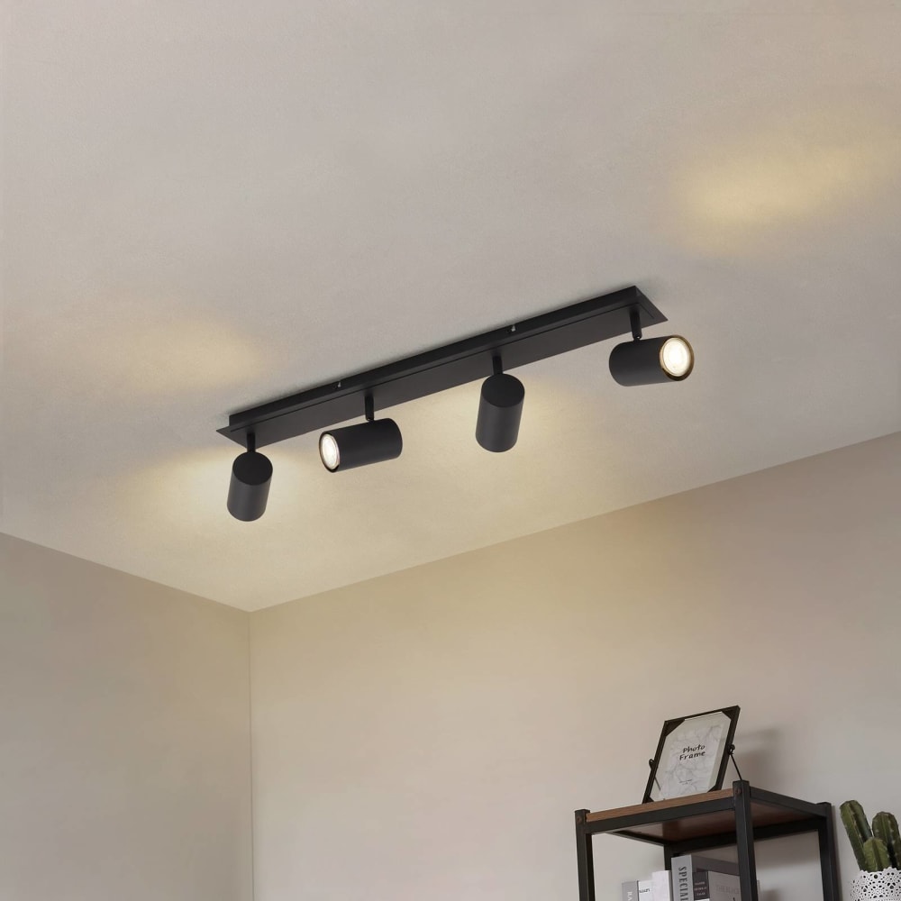 Strahler aus Metall, schwarz - Maisons Du Monde