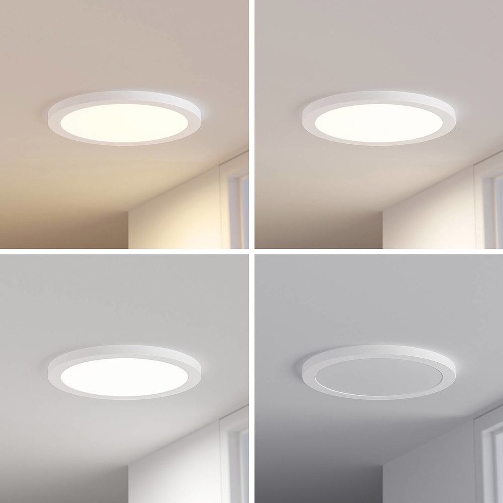 LED Deckenleuchte aus Aluminium, weiß - Maisons Du Monde