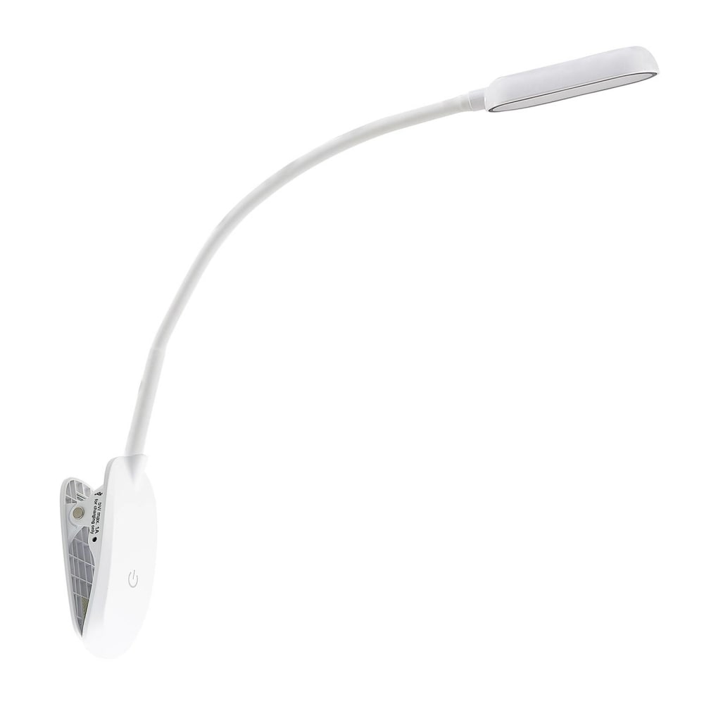 Lampe à pince en plastique blanc Lampe à pince en plastique blanc