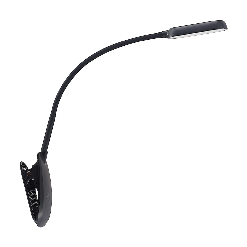 Lampe à pince en plastique noir