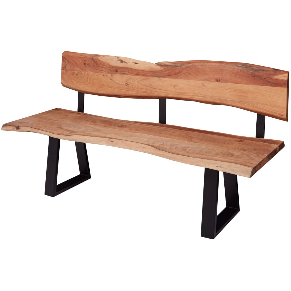 Banc de salle à manger 160 cm en bois d'acacia, marron