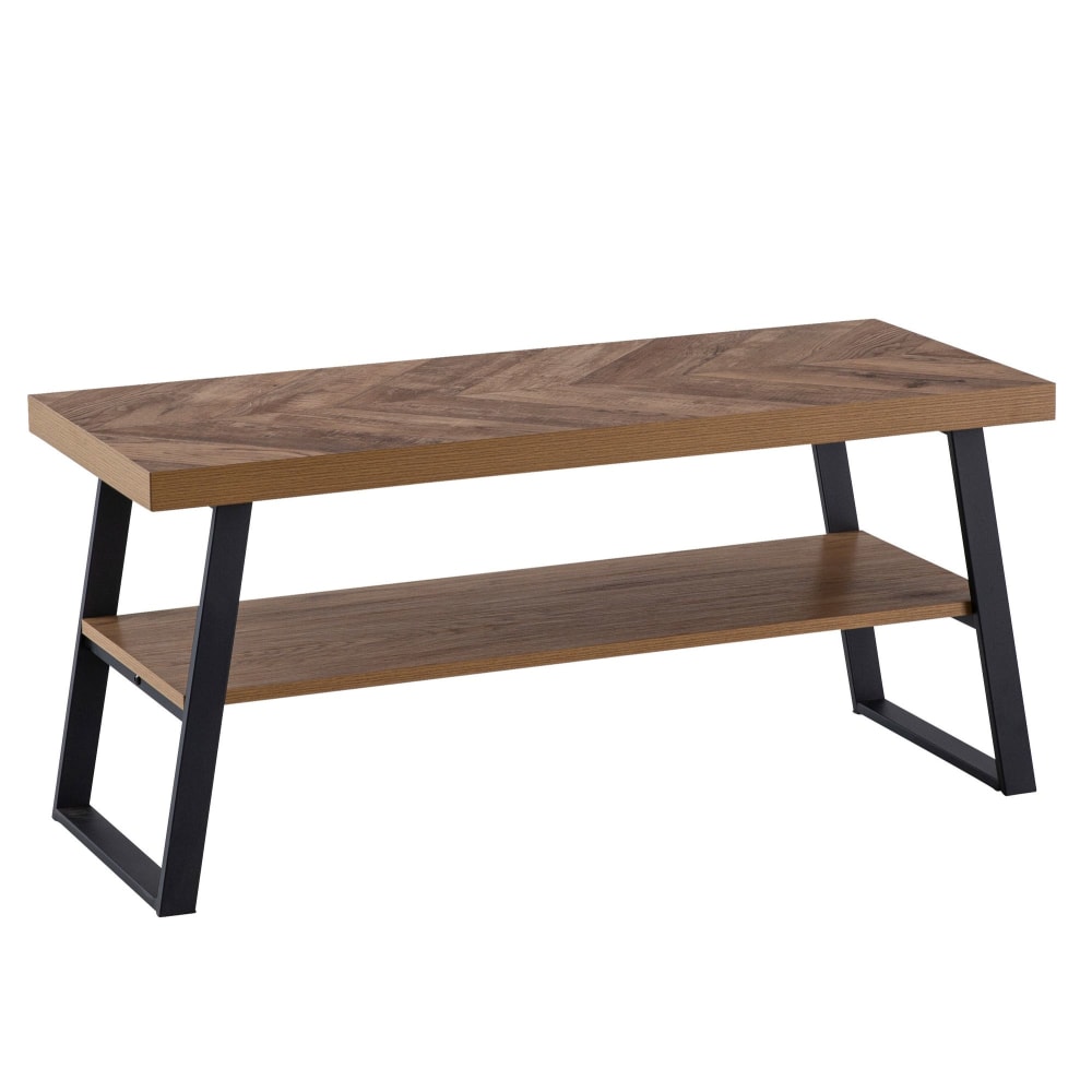 Banc d'entrée 100 cm en mdf, marron Banc d'entrée 100 cm en mdf, marron