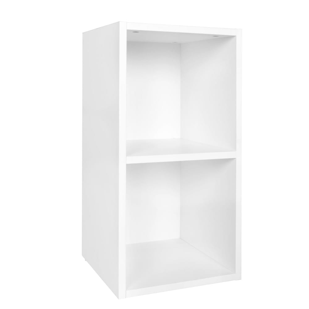 Étagère en aggloméré, blanc Étagère en aggloméré, blanc