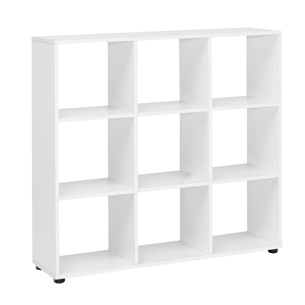 FineBuy Standregal aus Spanplatte, Weiß style modern Weiß Spanplatte