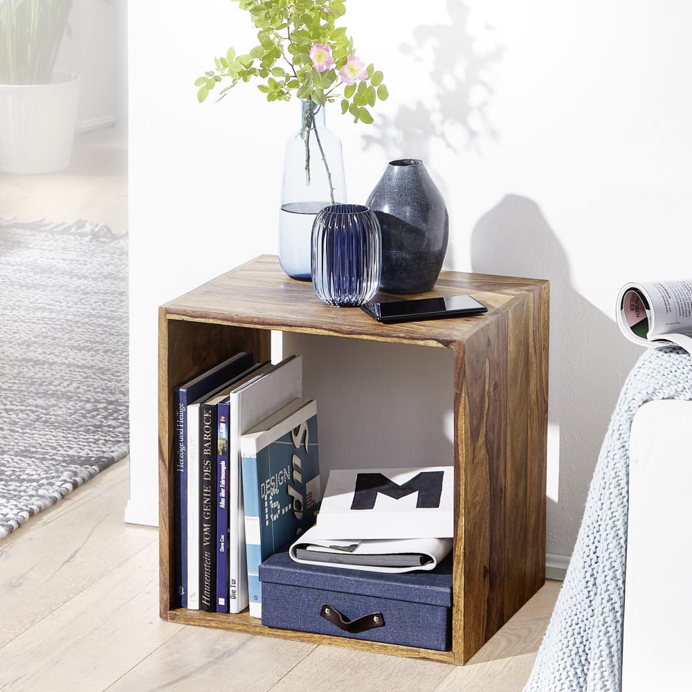 Standregal aus Sheesham Massivholz, Braun - Maisons Du Monde