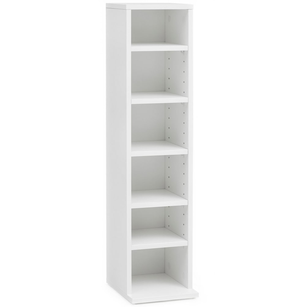 Étagère en aggloméré, blanc Étagère en aggloméré, blanc