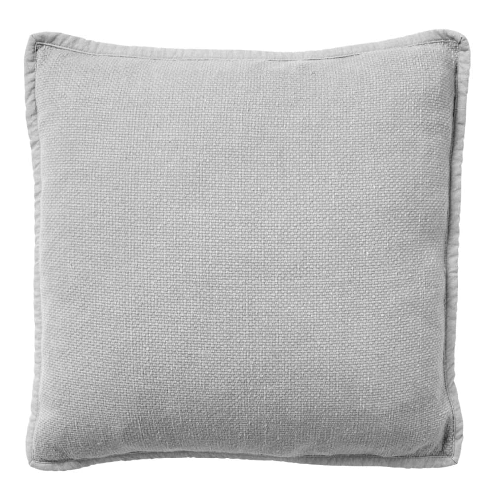 Dutch Decor Kissenbezug Grau 45x45 cm style modern Grau Baumwolle