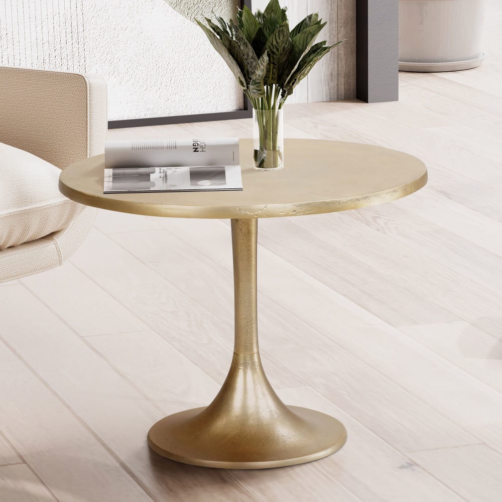 Couchtisch aus Metall, 60 cm Gold - Maisons Du Monde