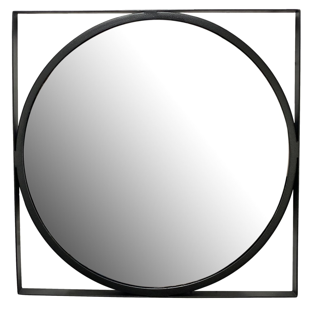 Miroir mural en verre, noir Miroir mural en verre, noir