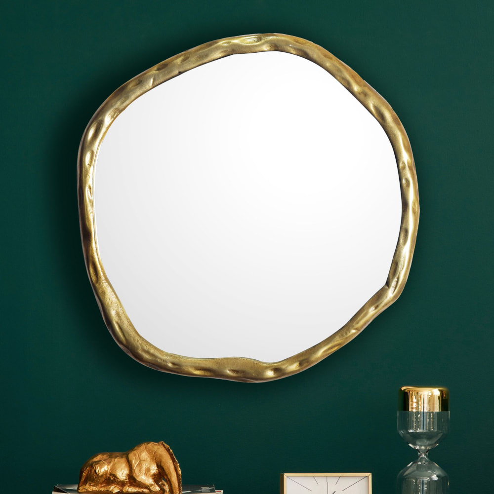 Wandspiegel aus Glas, Gold - Maisons Du Monde