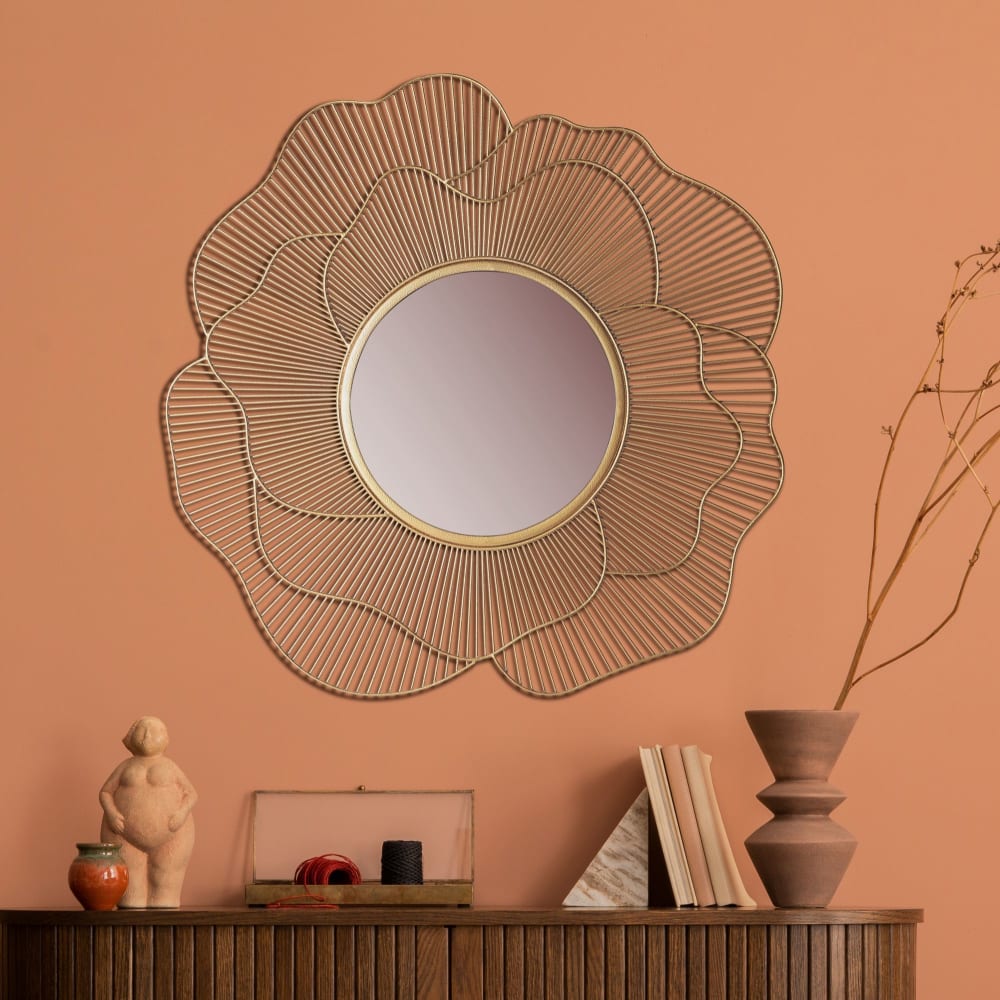 Wandspiegel aus Glas, Gold - Maisons Du Monde