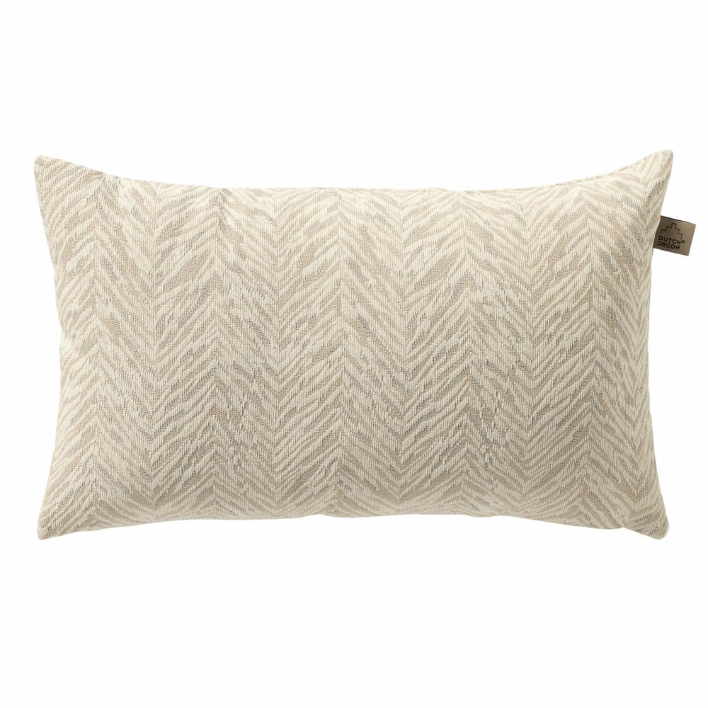 Housse de coussin d'extérieur blanche 30x50 cm