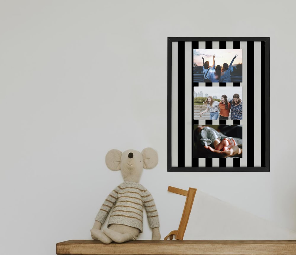 Cadre photo 60x40 noir et blanc - Maisons du Monde