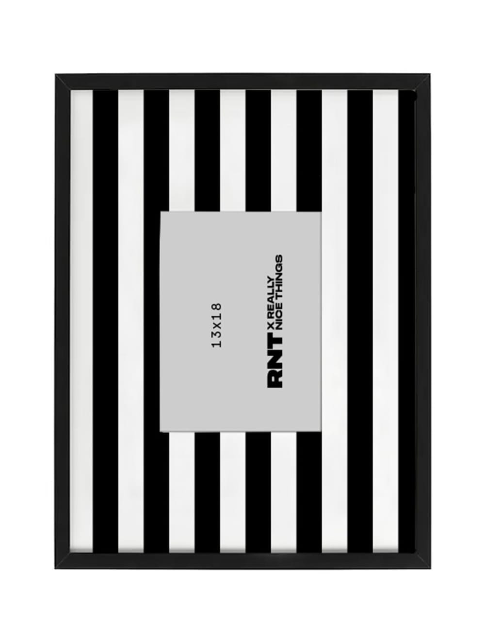 Cadre photo 40x30 pour photos 13x18 noir et blanc