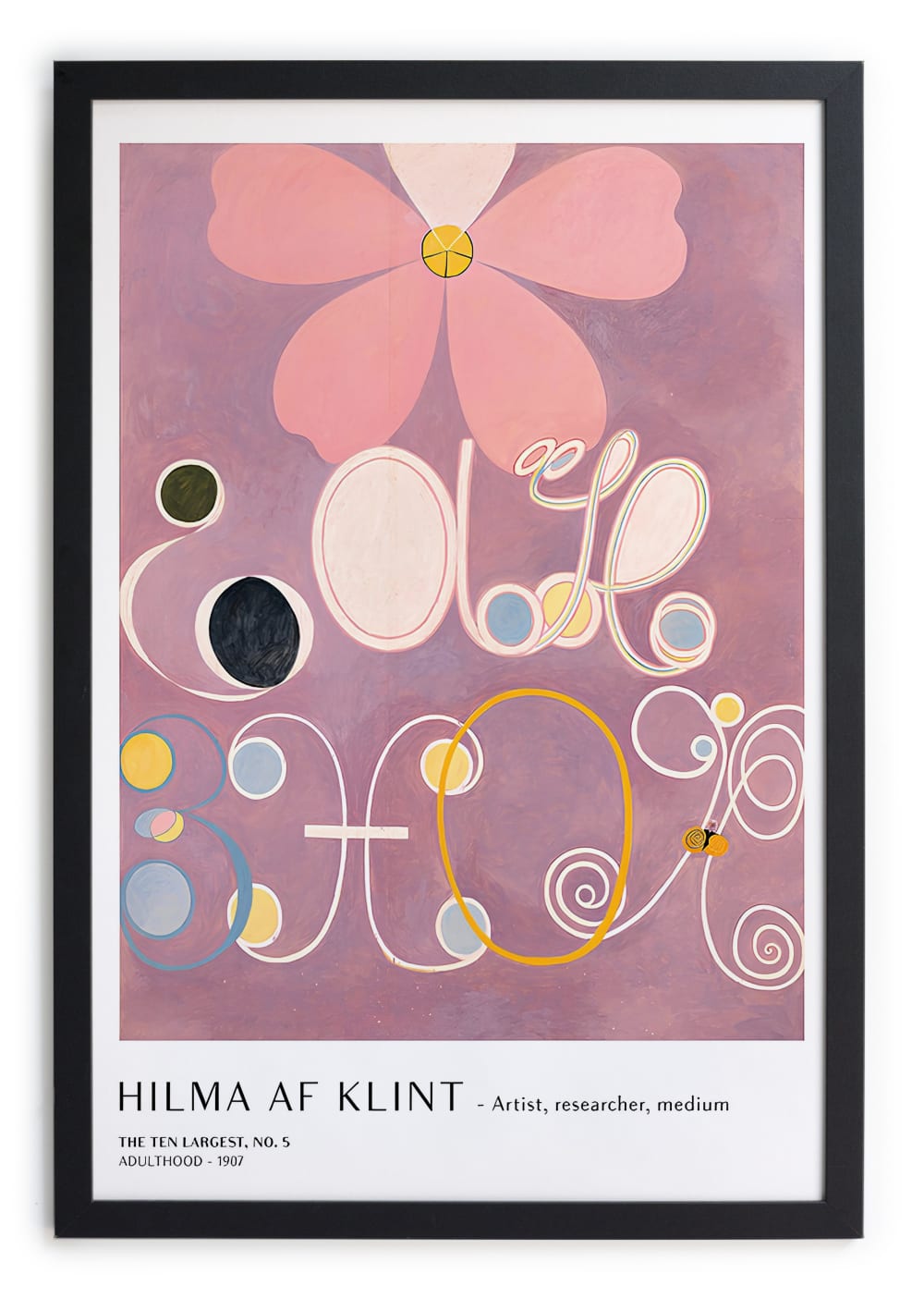 Tableau avec cadre noir 40x30