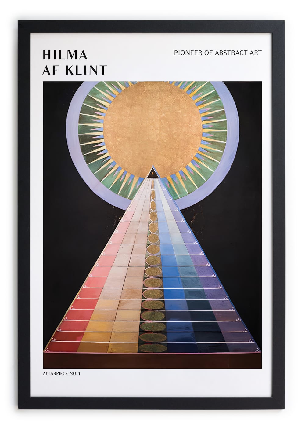 Tableau avec cadre noir 40x30