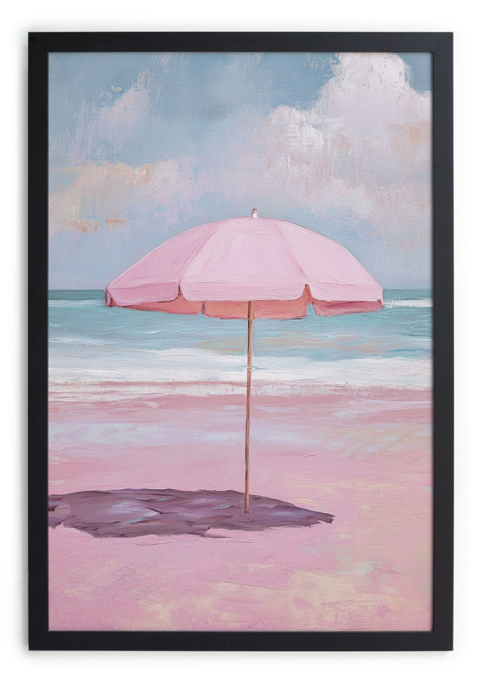 cuadro con marco negro 40x30