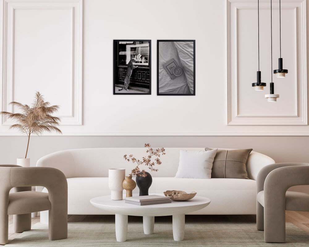 Tableau avec cadre noir 40x30 - Maisons du Monde