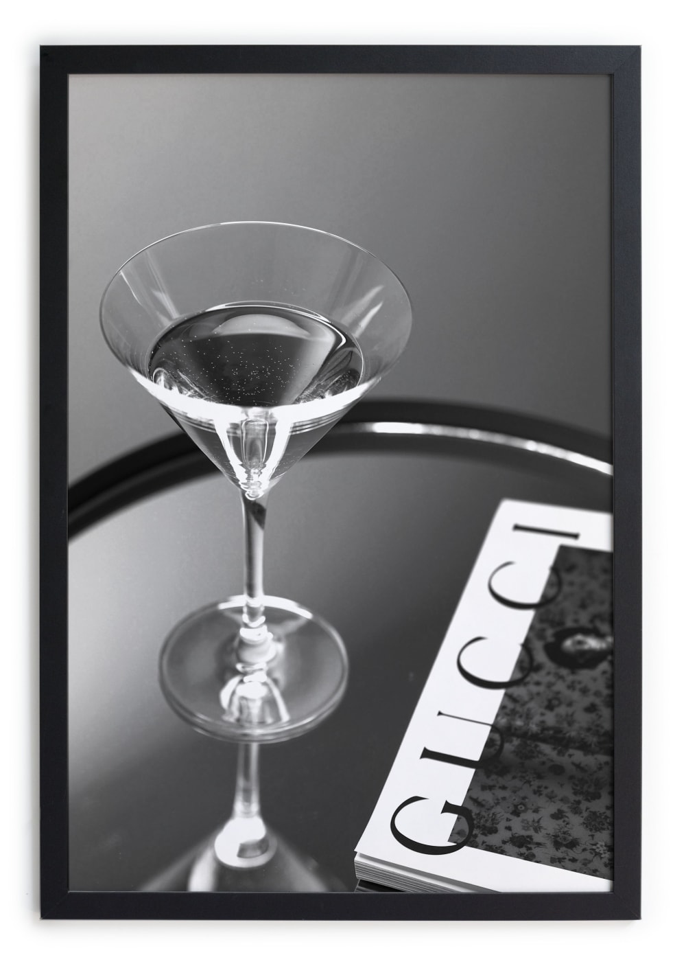 Tableau avec cadre noir 40x30