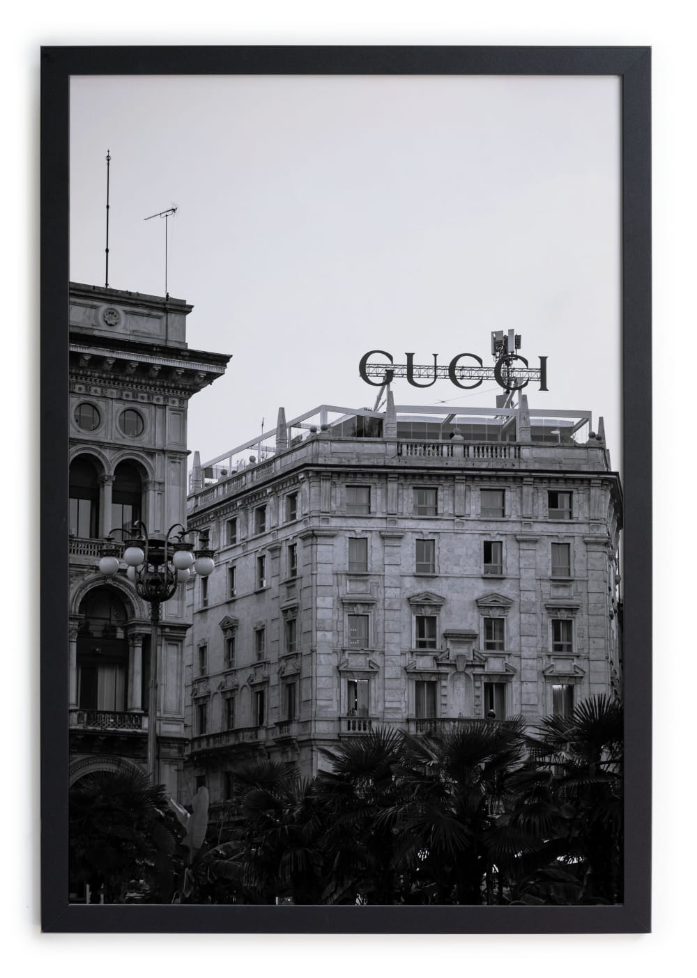 Tableau avec cadre noir 40x30 G