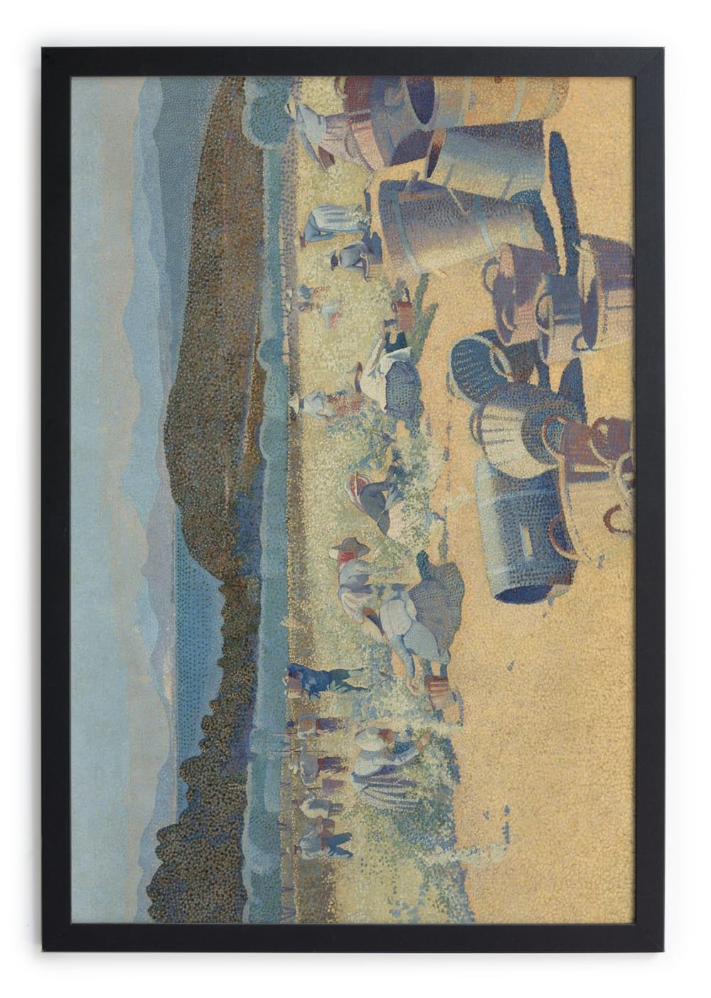 Tableau avec cadre noir 40x30