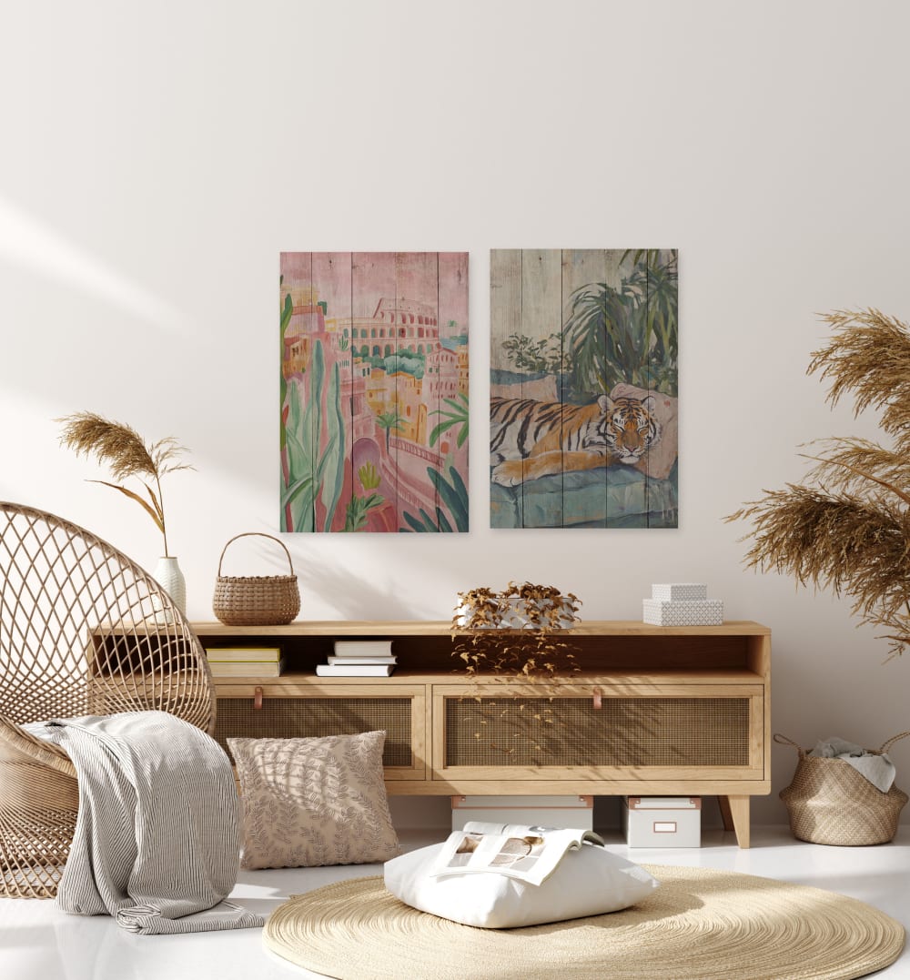 Panneau décoratif en bois 60x40 - Maisons du Monde