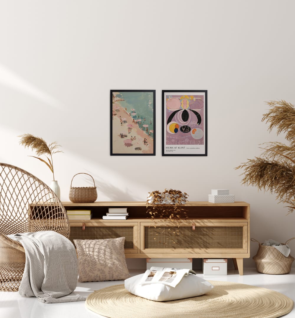 Tableau avec cadre noir 40x30 - Maisons du Monde