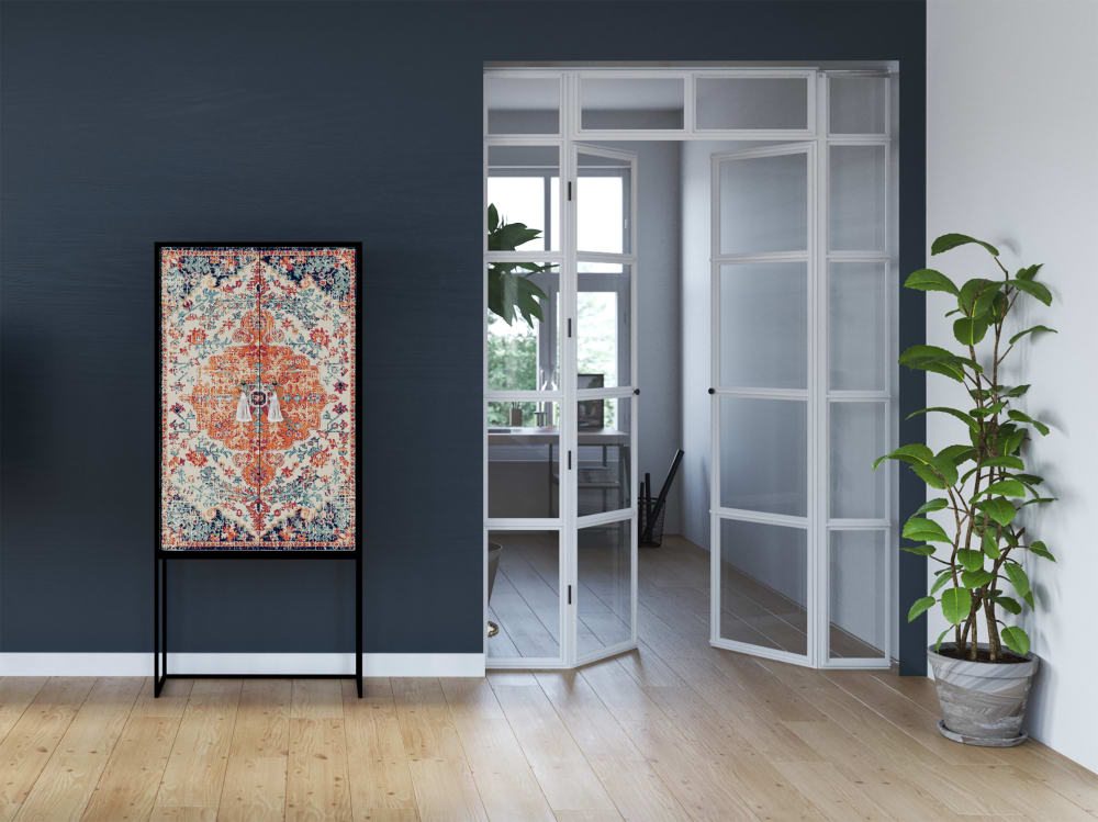 Schrank-Sideboard mit 2 Türen aus MDF - Maisons Du Monde