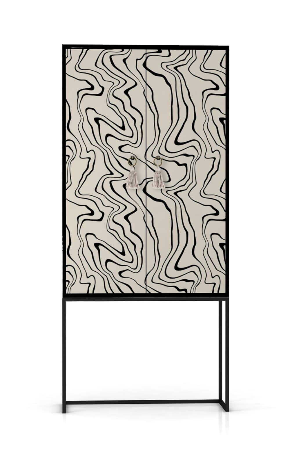 RNT by Really Nice Things Schrank-Sideboard mit 2 Türen aus MDF style modern Mehrfarbig Spanplatte