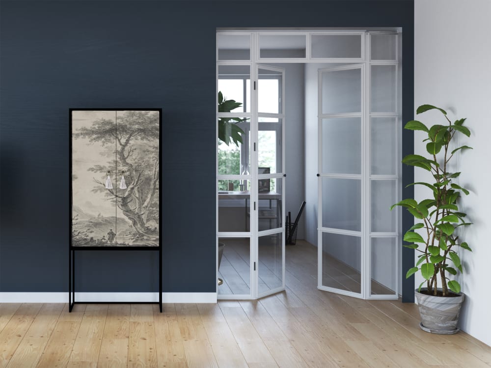 Schrank-Sideboard mit 2 Türen aus MDF - Maisons Du Monde