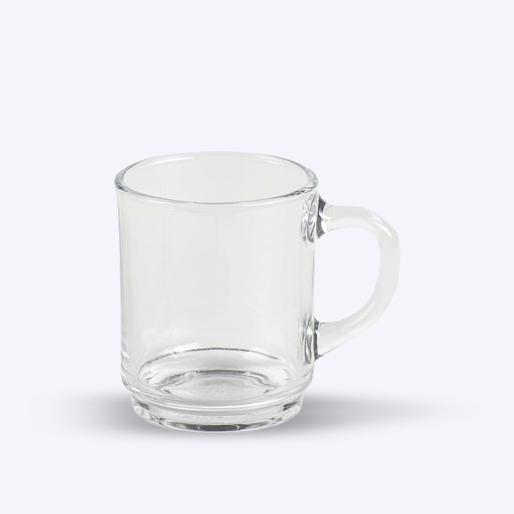 Lot de 6 -  Mug en verre Transparent 26 cl