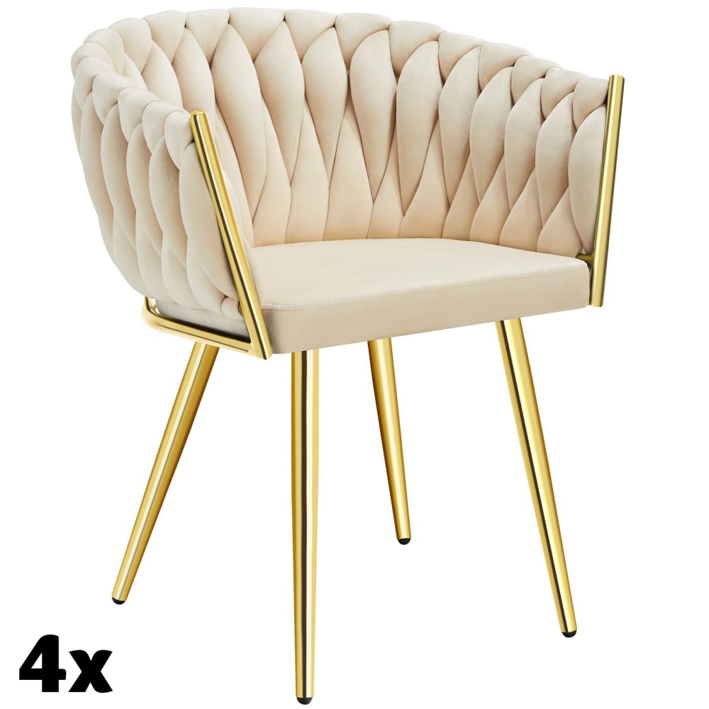 Lot 4 chaises de salle - manger