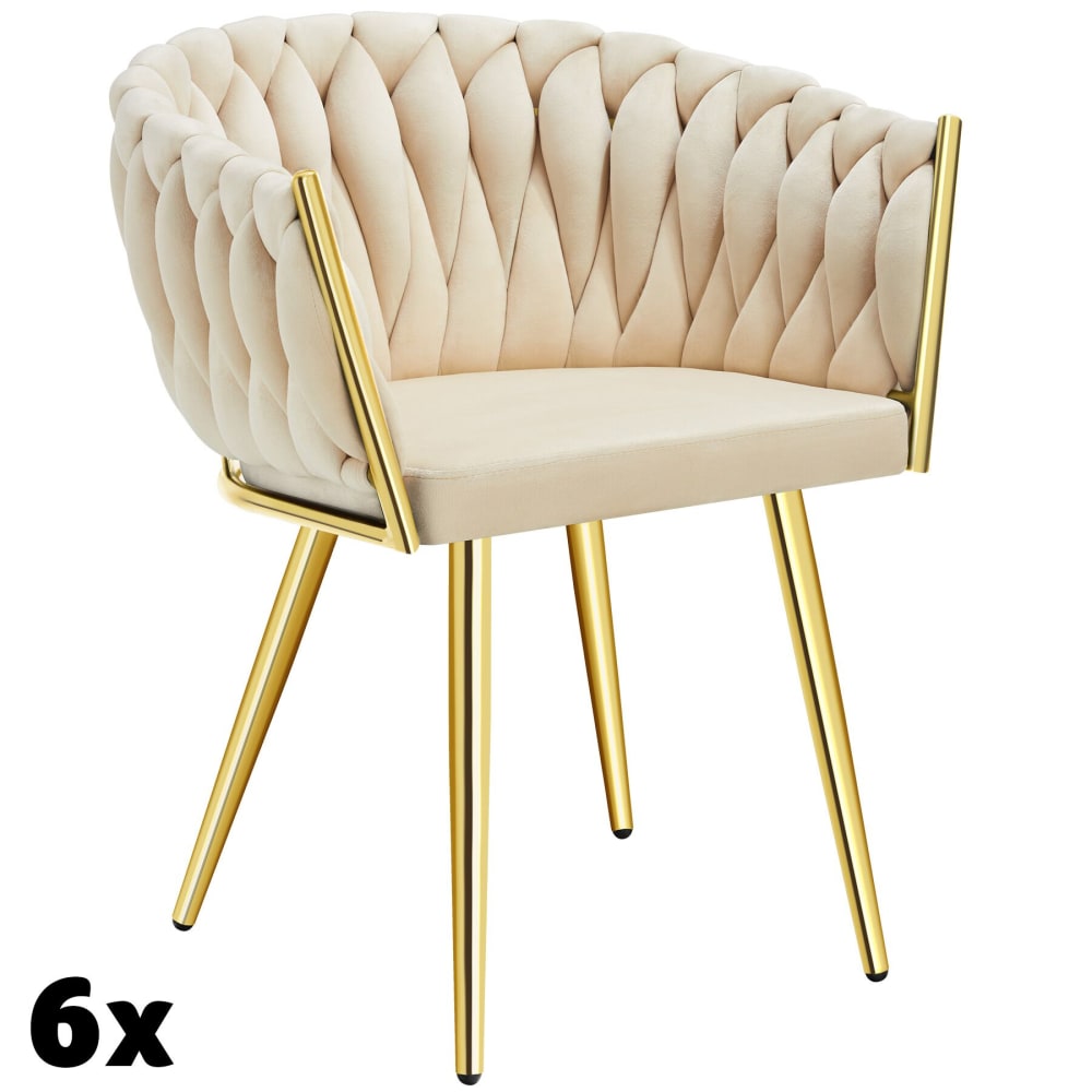 Lot 6 chaises de salle