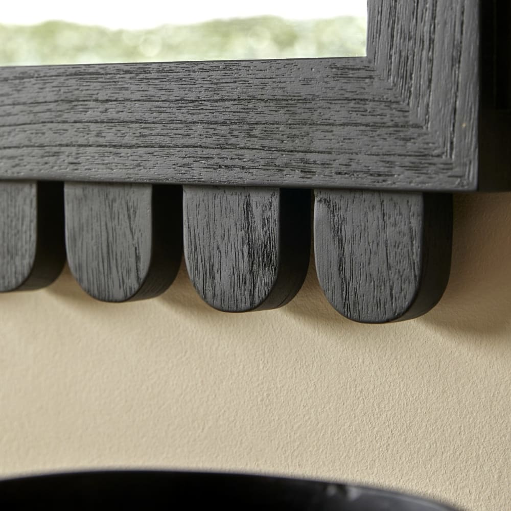 Spiegel aus Mindiholz 75 x 75 cm - Maisons Du Monde