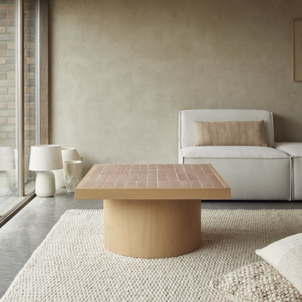 Couchtisch aus Mindiholz und Keramik - Maisons Du Monde