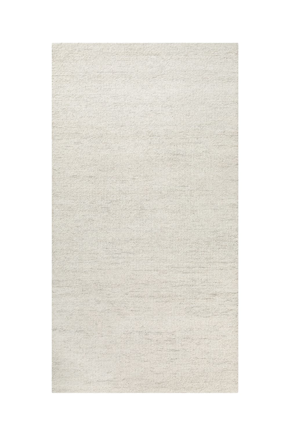 Tapis pure laine tufté main beige chiné 70x140