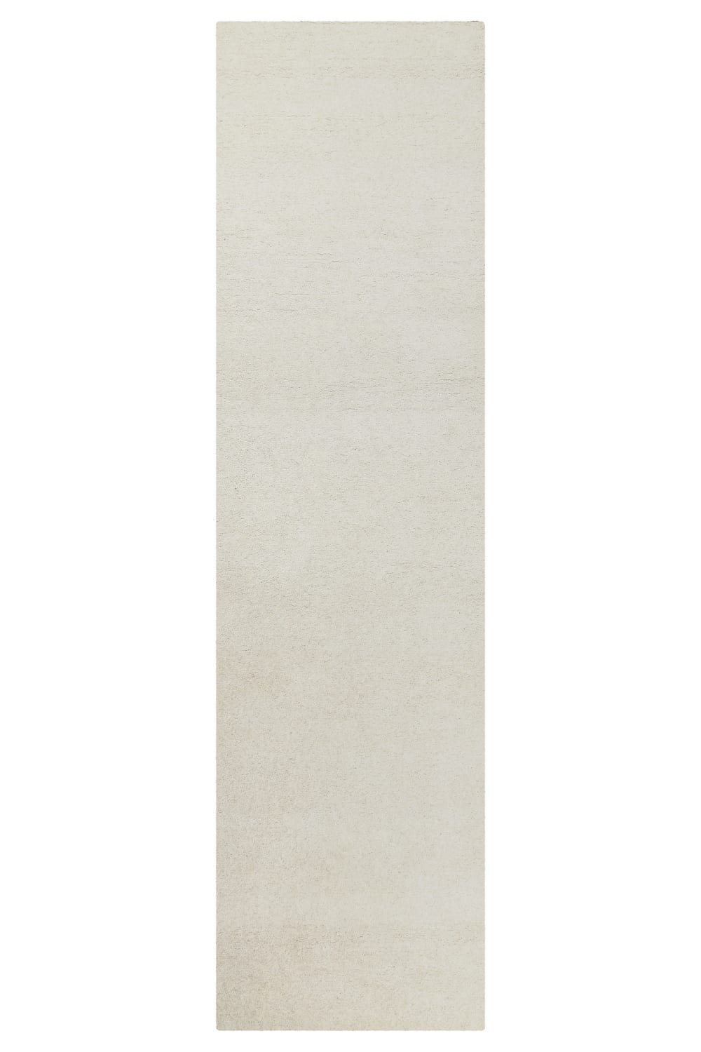 Tapis pure laine écru tufté main uni 80x230