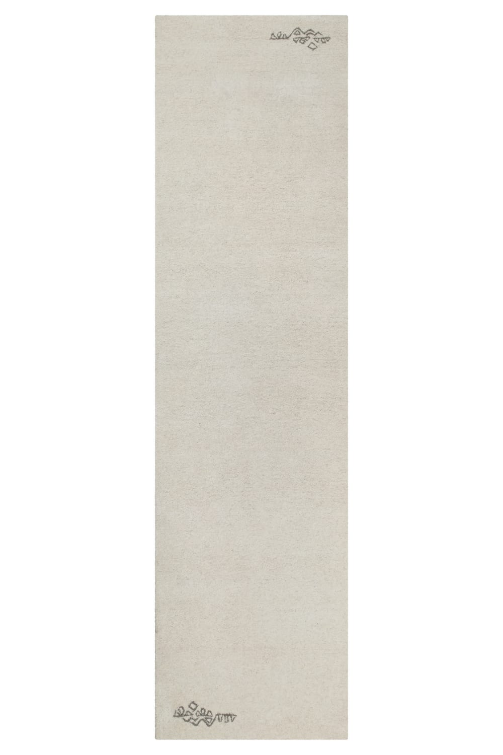 Tapis pure laine écru - main