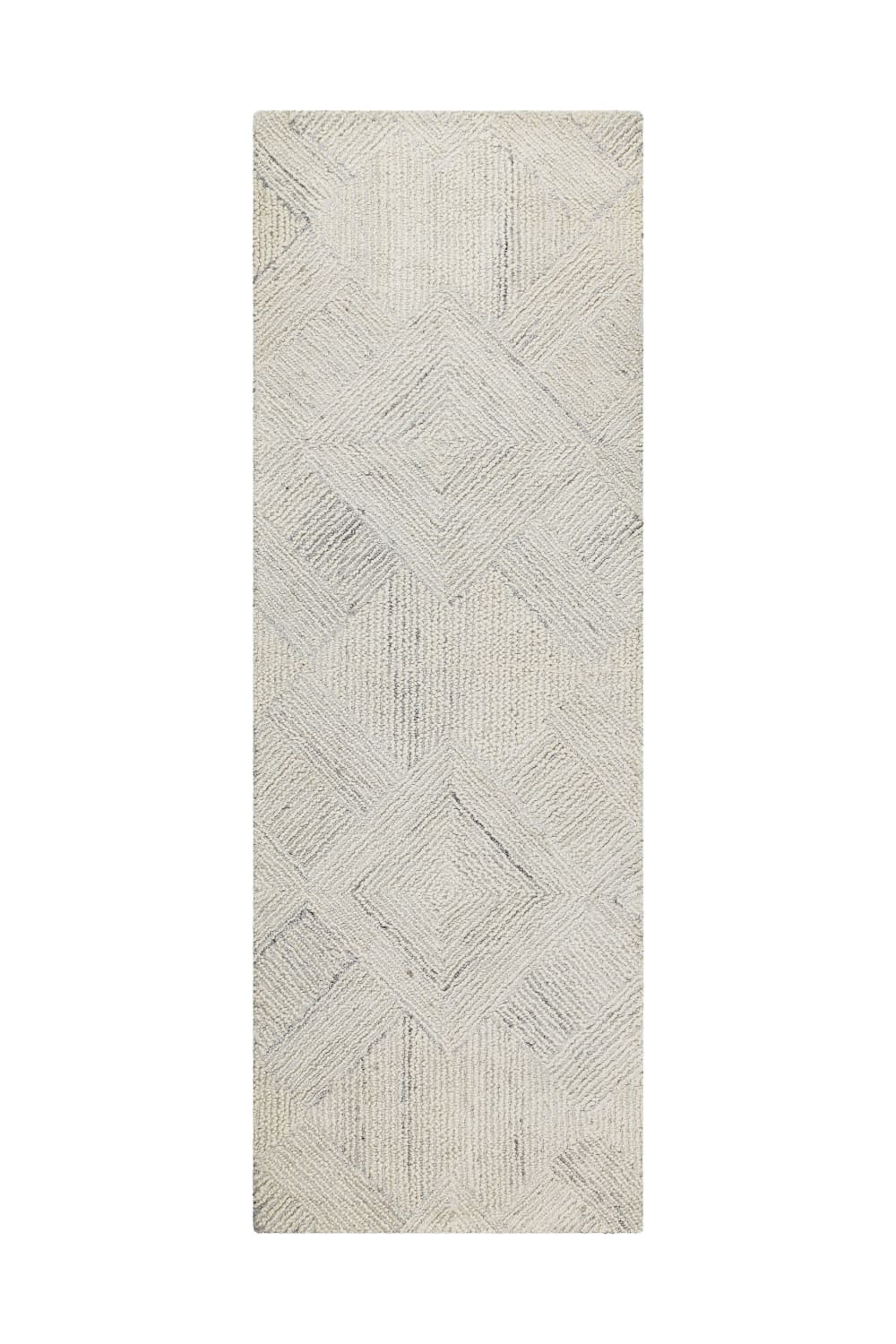 Tapis écru design tufté