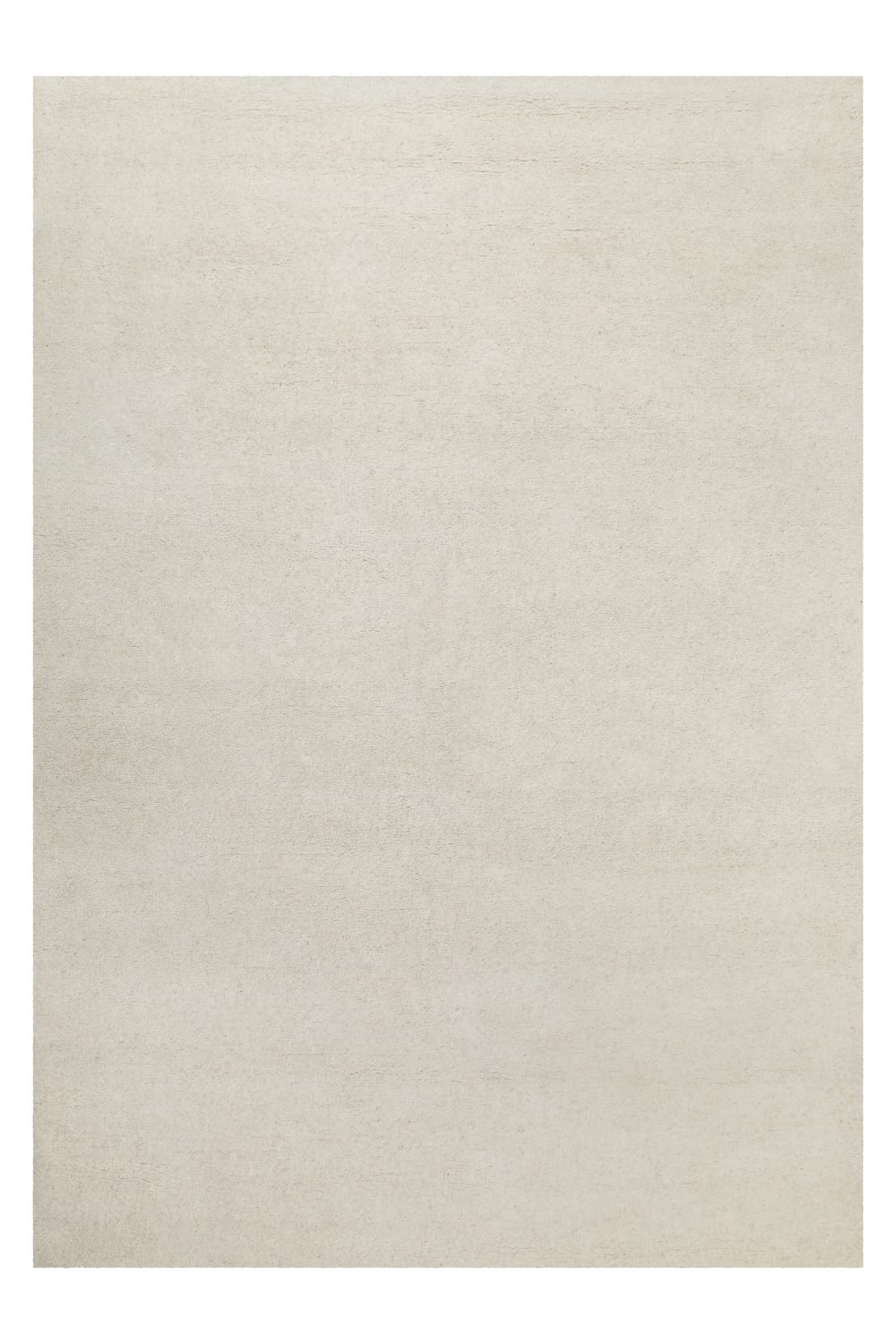 Tapis pure laine écru tufté main uni 40x60