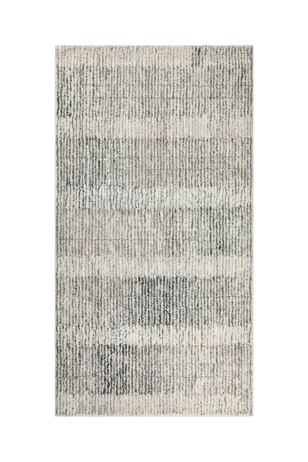 Tapis beige et gris futé - main