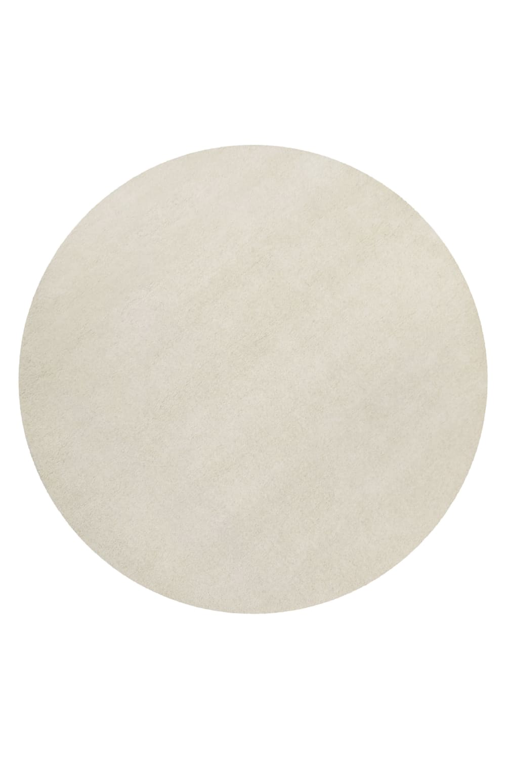 Tapis pure laine écru  tufté main uni  200 rd.