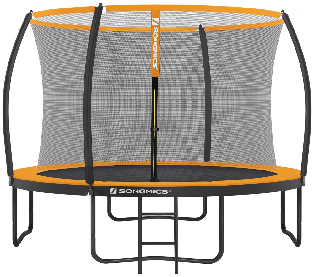 Trampoline pour enfants diamètre 305 cm cadre en acier noir