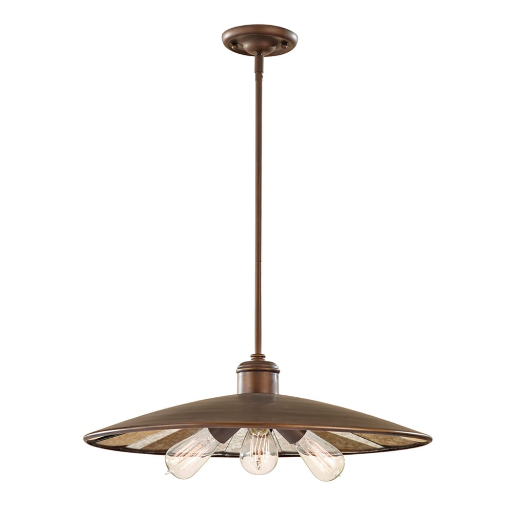 Suspension en acier bronze