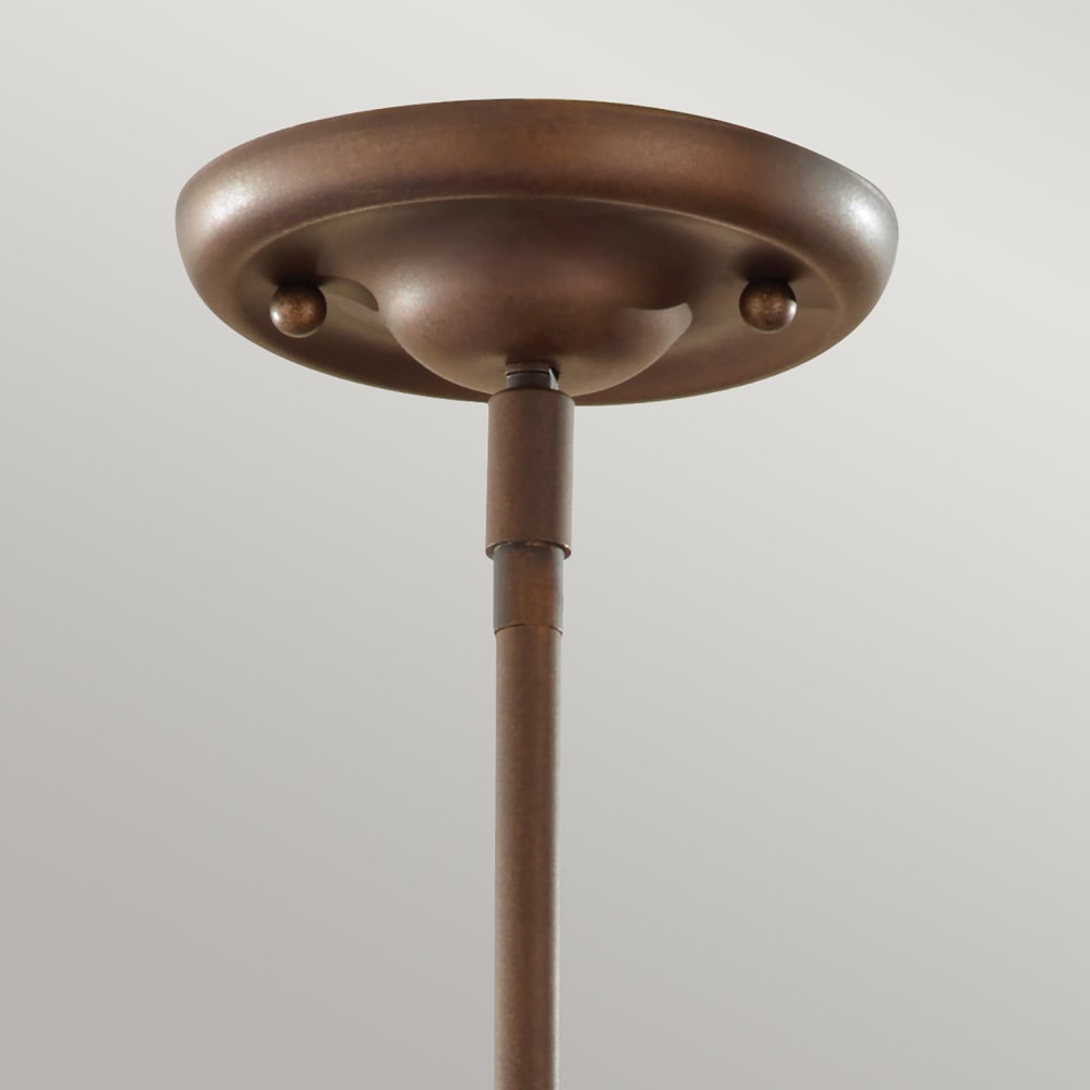 Suspension en acier bronze astral — vue 3
