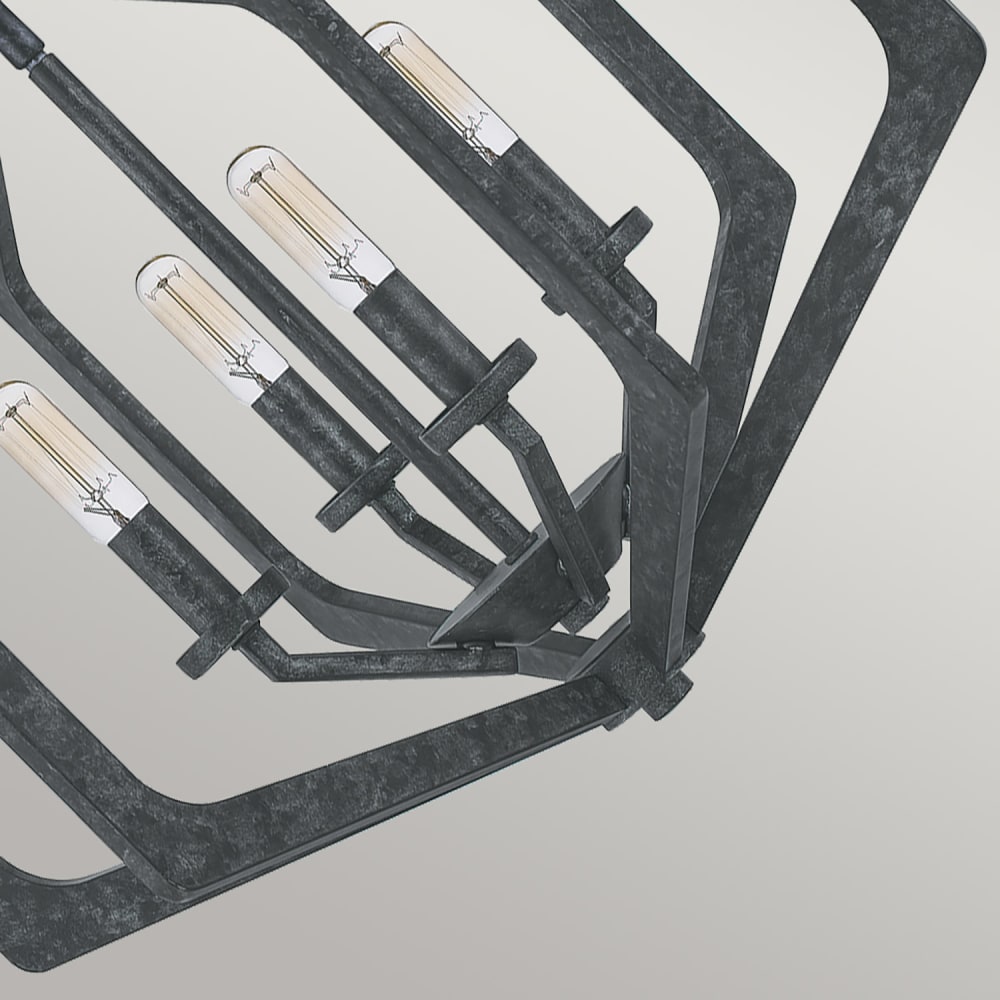 Suspension en acier finition noir ancien — vue 4