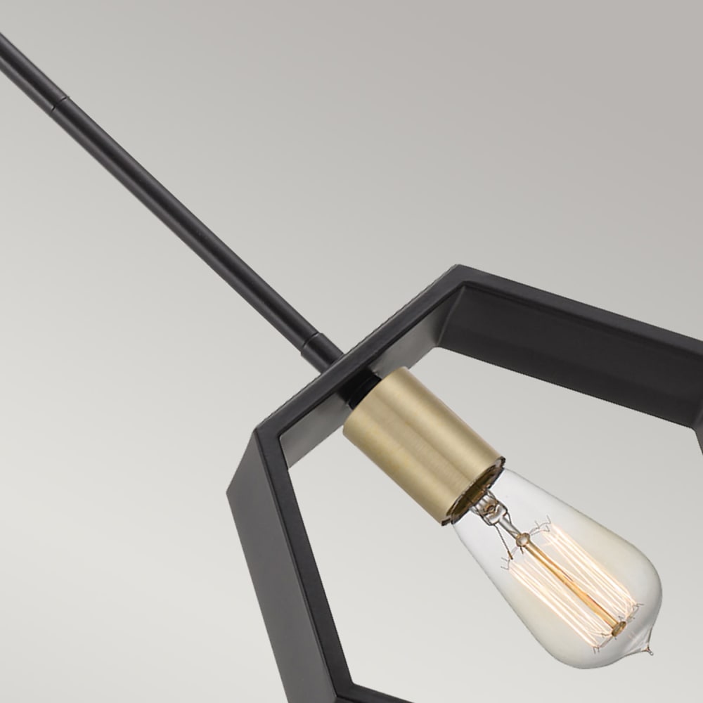 Suspension en acier finition noir terre — vue 4