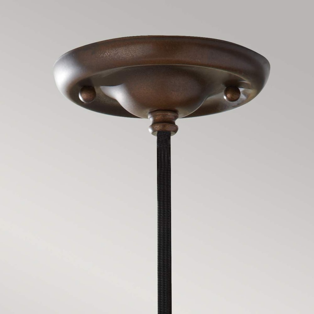 Suspension acier bronze astral — vue 4