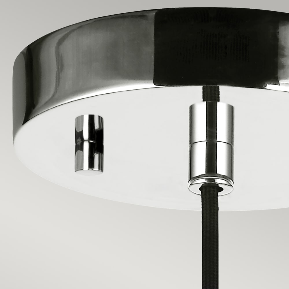 Suspension en verre nickel poli — vue 3