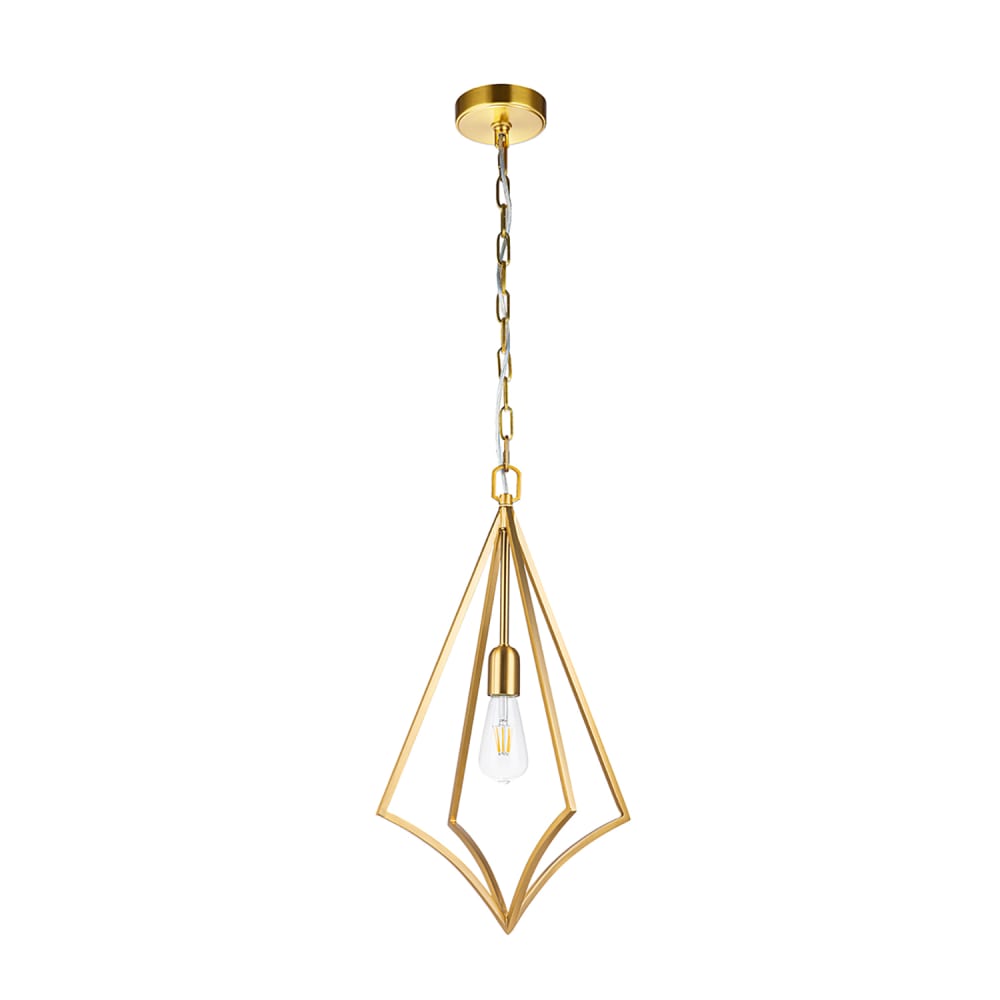 Suspension moyenne en acier laiton bruni — vue 3